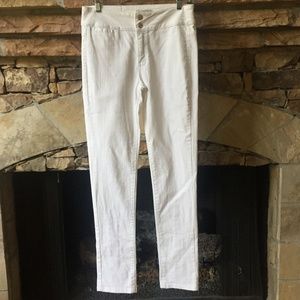 BCBGeneration White Straight Leg Jeans